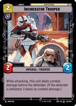 Incinerator Trooper (234/262) (234/262) [Shadows of the Galaxy] - Fantasy Flight Games - Card Brawlers | Quebec | Canada |