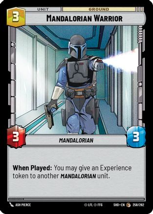 Mandalorian Warrior (258/262) (258/262) [Shadows of the Galaxy] - Fantasy Flight Games - Card Brawlers | Quebec | Canada |