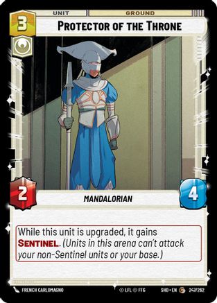 Protector of the Throne (247/262) (247/262) [Shadows of the Galaxy] - Fantasy Flight Games - Card Brawlers | Quebec | Canada |