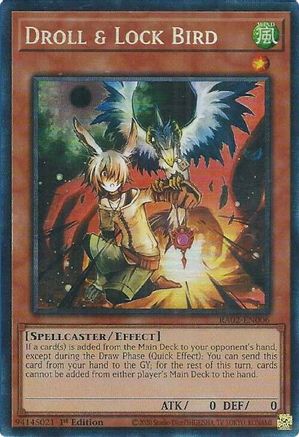 Droll & Lock Bird (PCR) [RA02-EN006] Prismatic Collector's Rare - Yu-Gi-Oh! - Card Brawlers | Quebec | Canada |