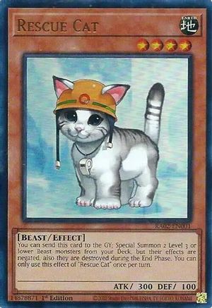 Rescue Cat (UR) [RA02-EN001] Ultra Rare - Yu-Gi-Oh! - Card Brawlers | Quebec | Canada |