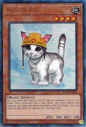 Rescue Cat (PUR) [RA02-EN001] Prismatic Ultimate Rare - Yu-Gi-Oh! - Card Brawlers | Quebec | Canada |