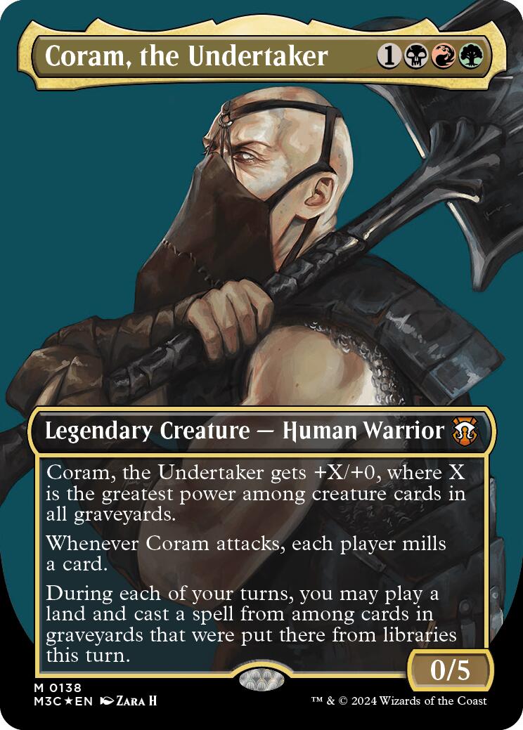 Coram, the Undertaker (Borderless) (Ripple Foil) [Modern Horizons 3 Commander] - Magic: The Gathering - Card Brawlers | Quebec | Canada |