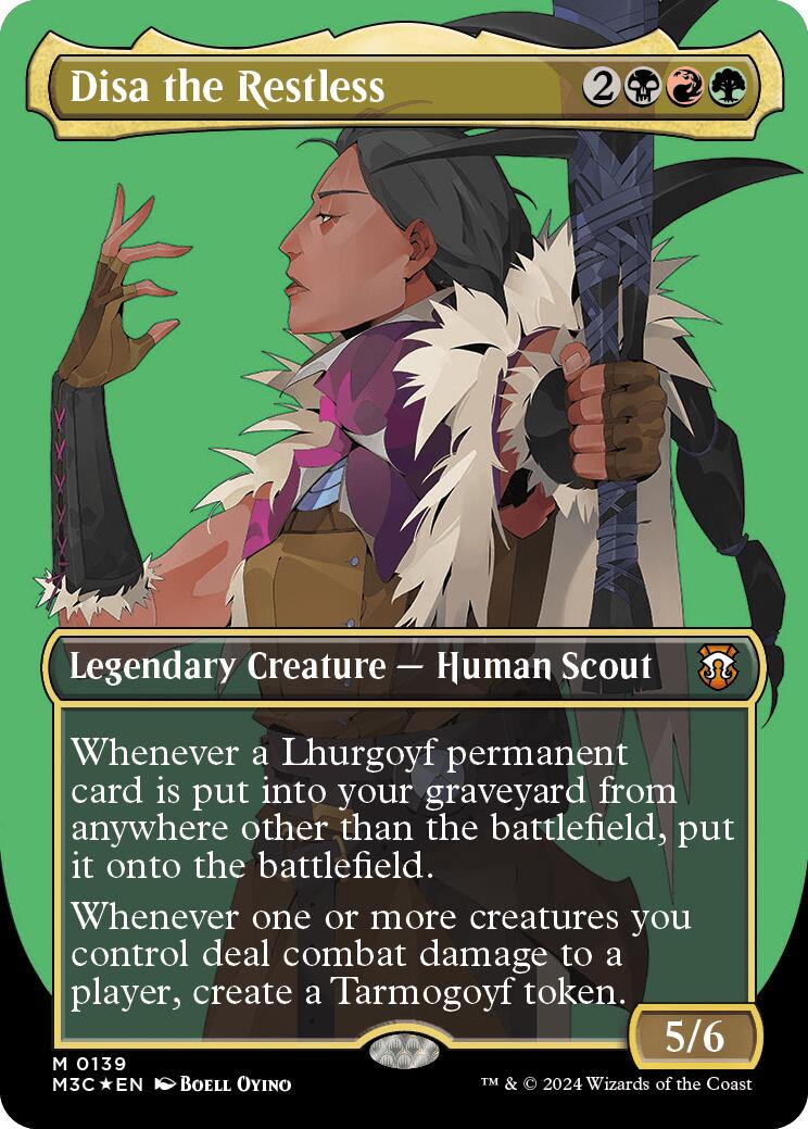 Disa the Restless (Borderless) (Ripple Foil) [Modern Horizons 3 Commander] - Magic: The Gathering - Card Brawlers | Quebec | Canada |