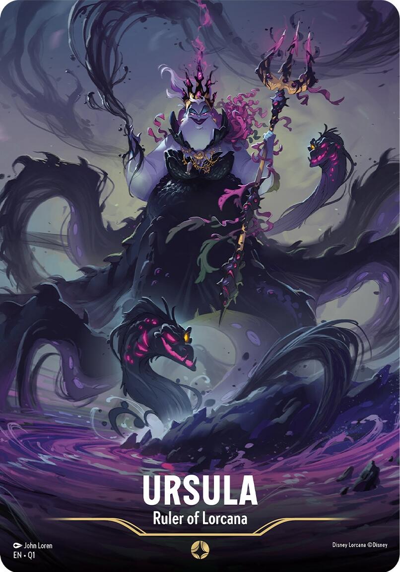 Ursula - Ruler of Lorcana (Oversized) [Illumineer's Quest: Deep Trouble] - Disney - Card Brawlers | Quebec | Canada |