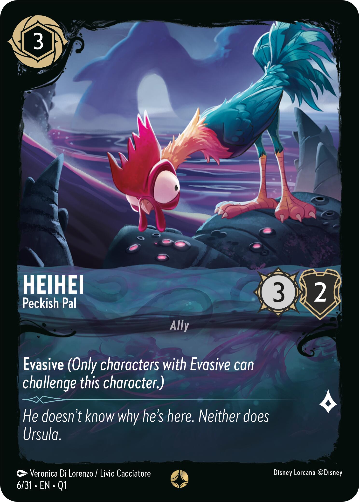 HeiHei - Peckish Pal (6/31) [Illumineer's Quest: Deep Trouble] - Disney - Card Brawlers | Quebec | Canada |
