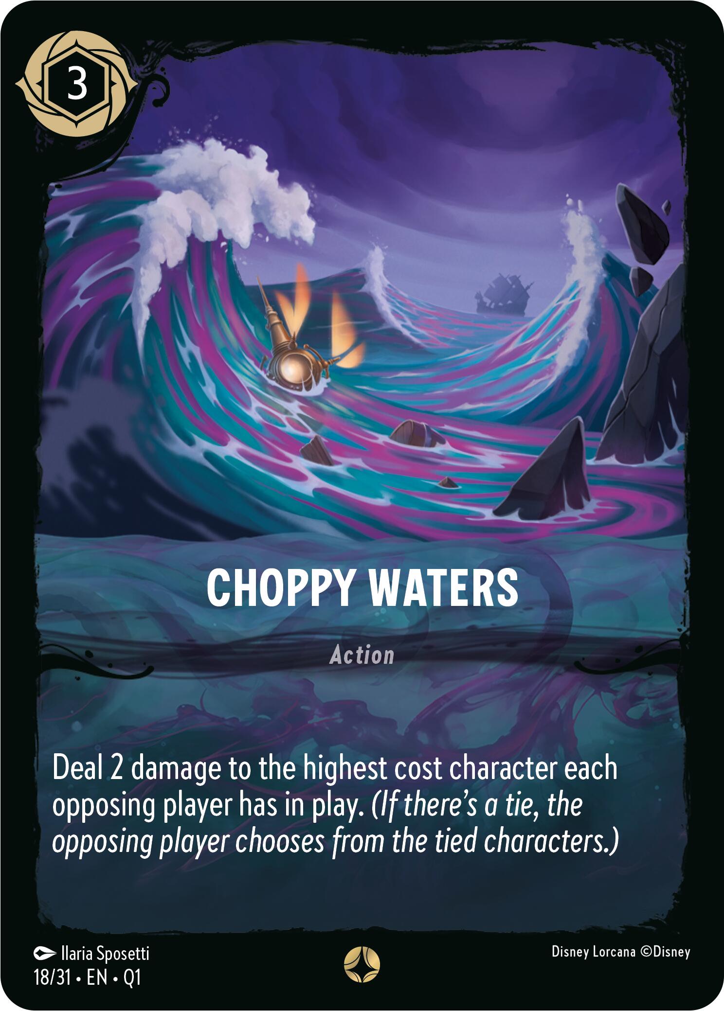 Choppy Waters (18/31) [Illumineer's Quest: Deep Trouble] - Disney - Card Brawlers | Quebec | Canada |