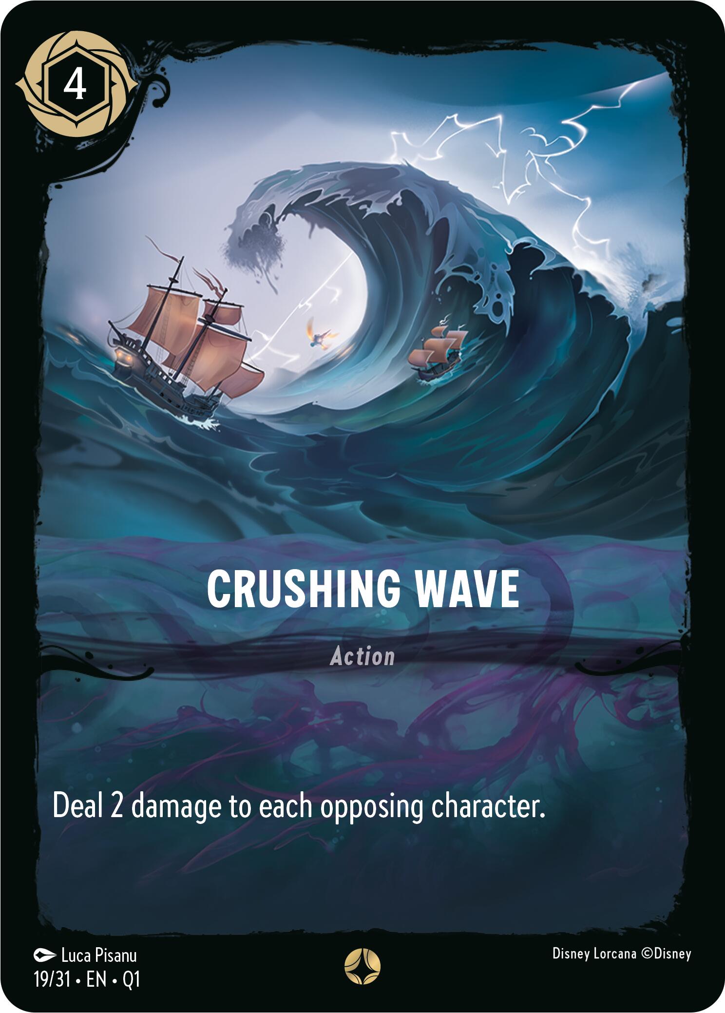 Crushing Wave (19/31) [Illumineer's Quest: Deep Trouble] - Disney - Card Brawlers | Quebec | Canada |