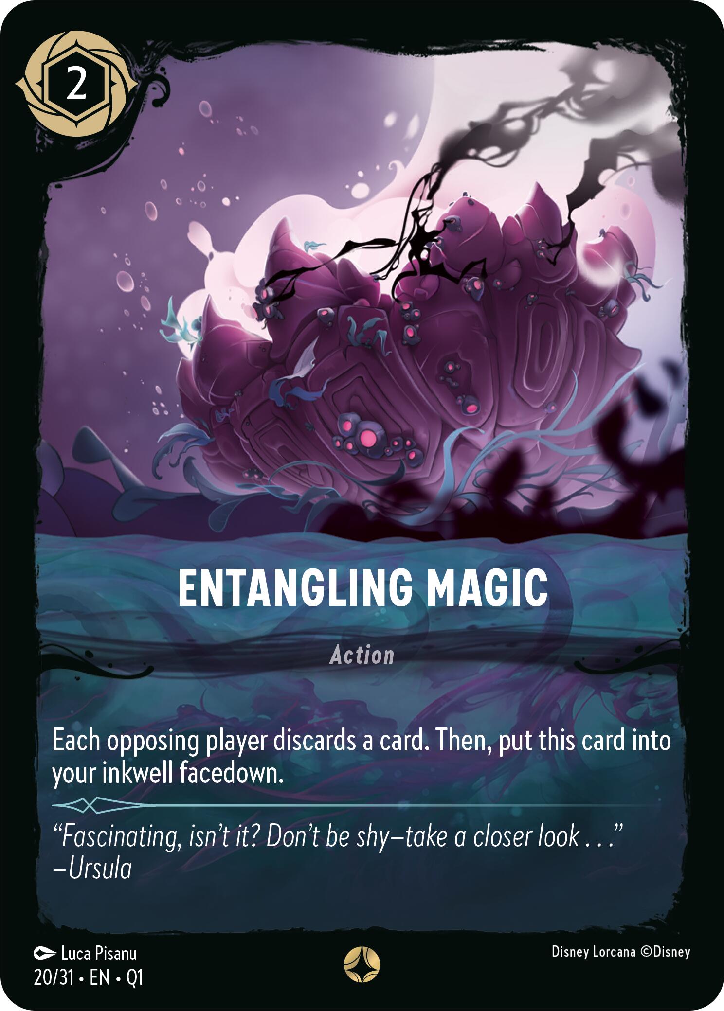 Entangling Magic (20/31) [Illumineer's Quest: Deep Trouble] - Disney - Card Brawlers | Quebec | Canada |