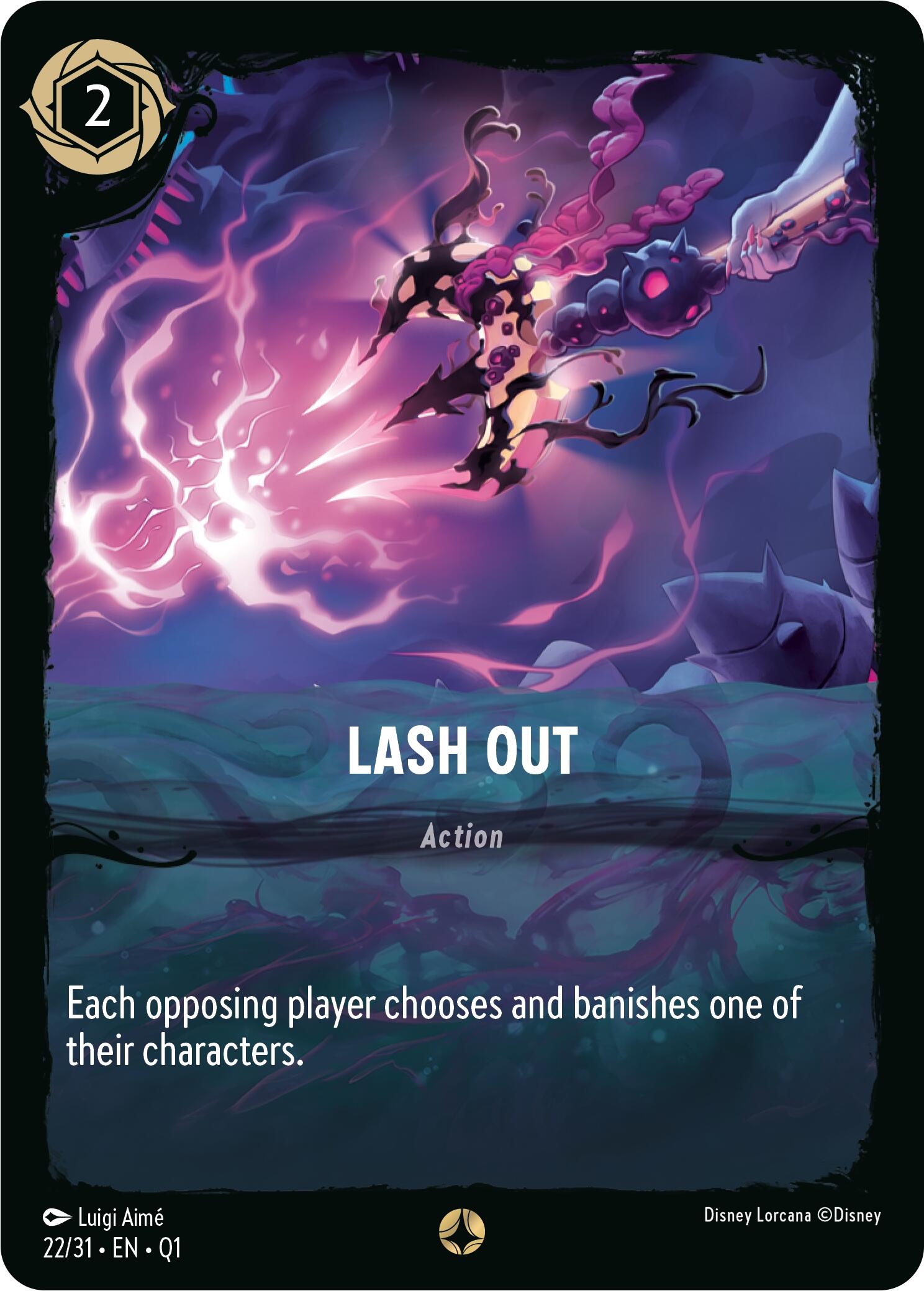 Lash Out (22/31) [Illumineer's Quest: Deep Trouble] - Disney - Card Brawlers | Quebec | Canada |