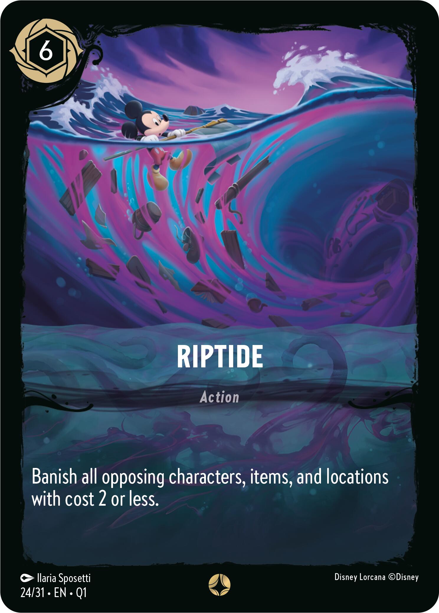 Riptide (24/31) [Illumineer's Quest: Deep Trouble] - Disney - Card Brawlers | Quebec | Canada |