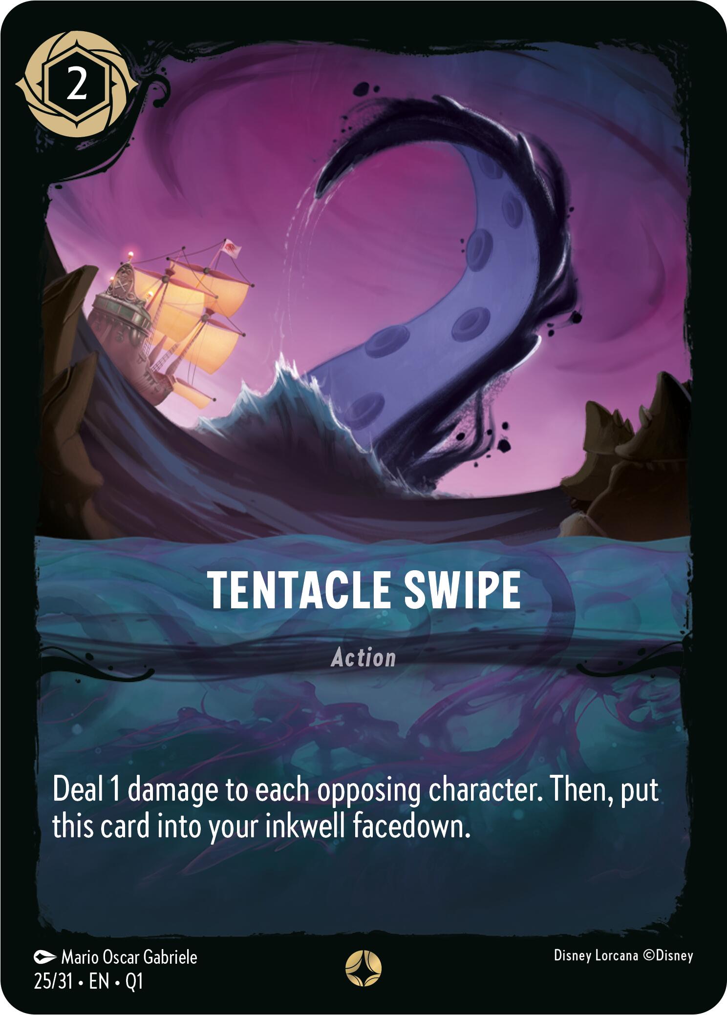 Tentacle Swipe (25/31) [Illumineer's Quest: Deep Trouble] - Disney - Card Brawlers | Quebec | Canada |
