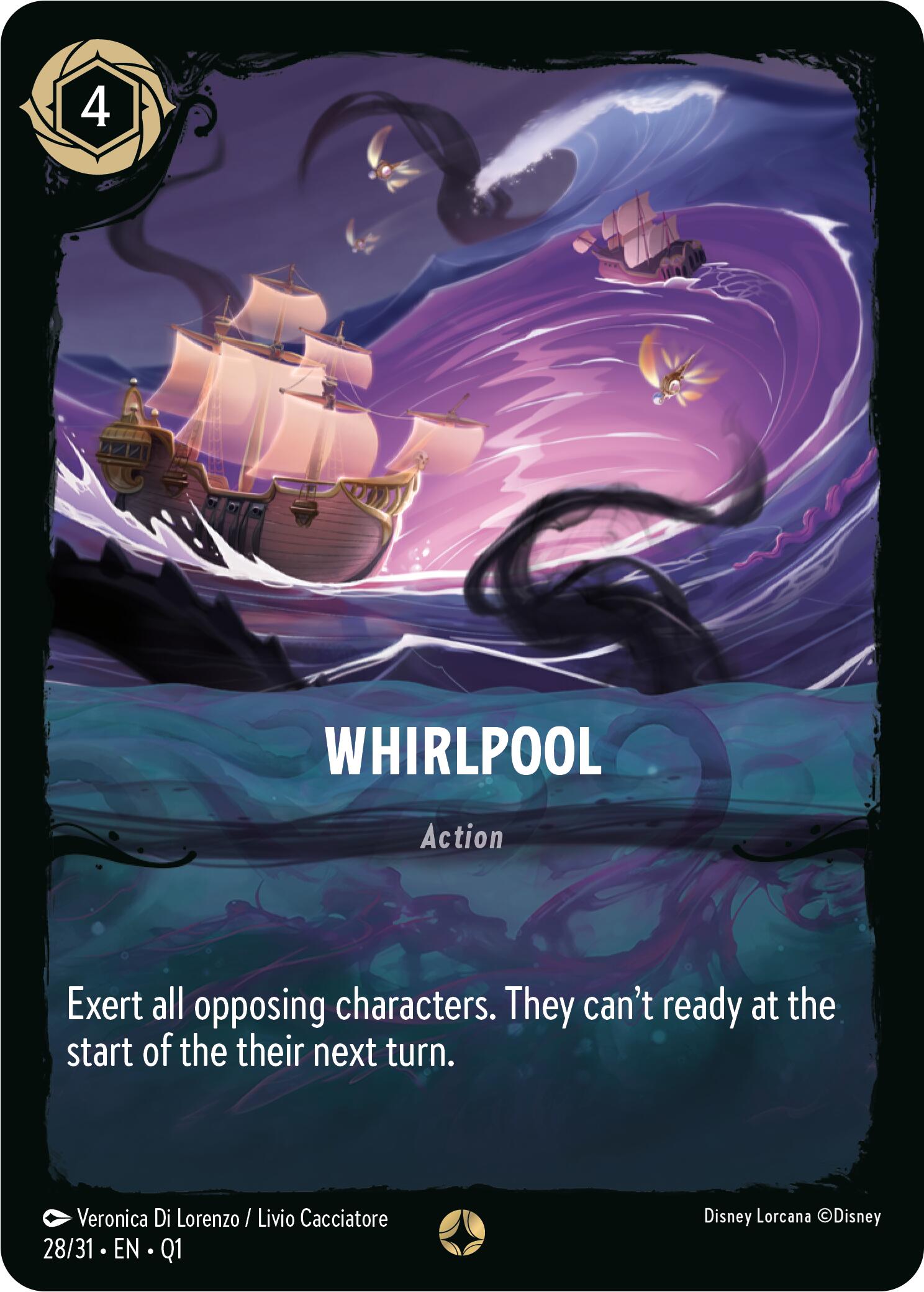 Whirlpool (28/31) [Illumineer's Quest: Deep Trouble] - Disney - Card Brawlers | Quebec | Canada |