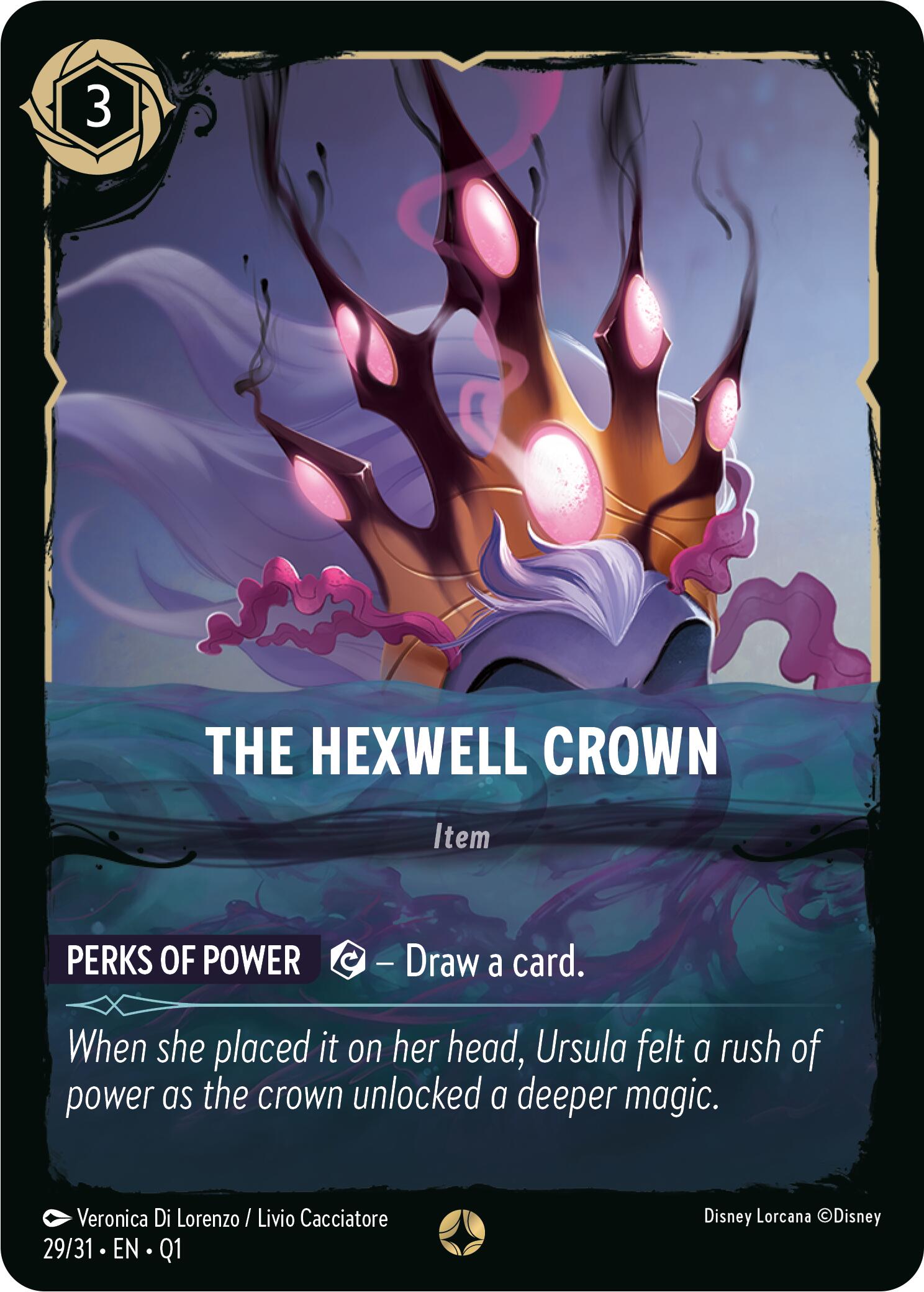 The Hexwell Crown (29/31) [Illumineer's Quest: Deep Trouble] - Disney - Card Brawlers | Quebec | Canada |