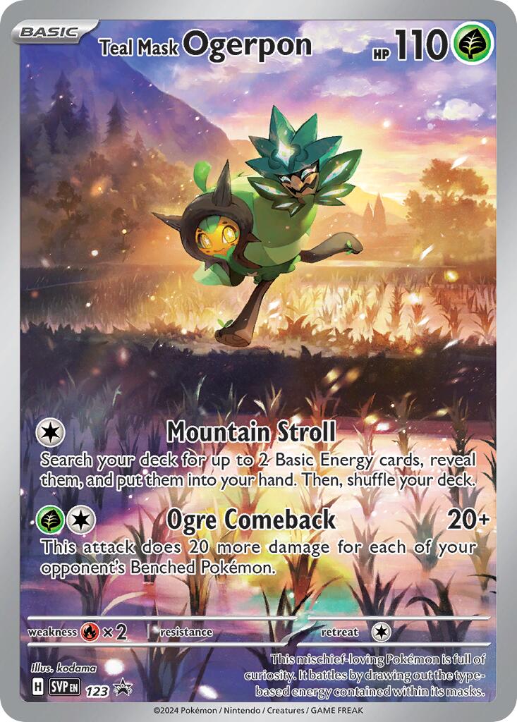 Teal Mask Ogerpon (123) [Scarlet & Violet: Black Star Promos] - Pokémon - Card Brawlers | Quebec | Canada |
