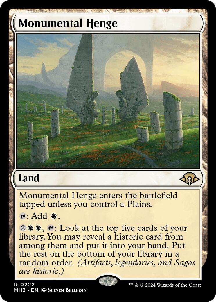 Monumental Henge [Modern Horizons 3] - Magic: The Gathering - Card Brawlers | Quebec | Canada |