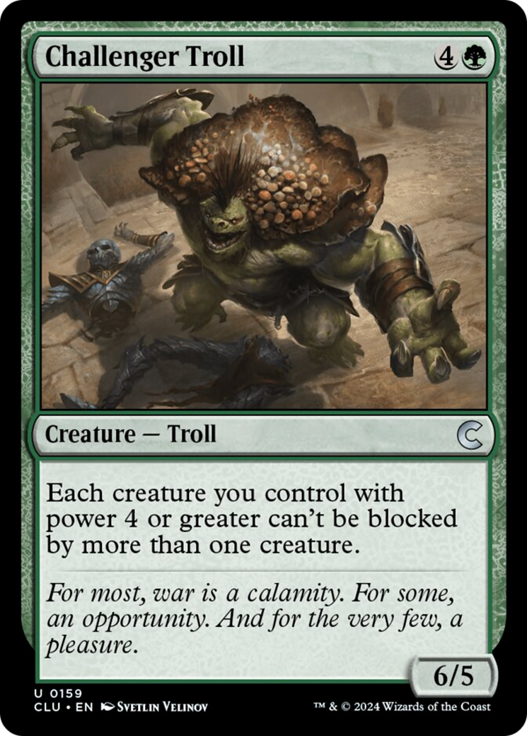 Challenger Troll [Ravnica: Clue Edition] - Magic: The Gathering - Card Brawlers | Quebec | Canada |