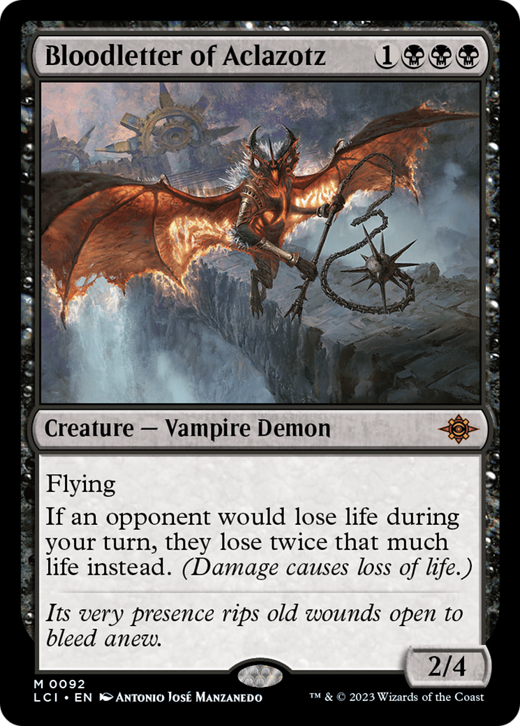 Bloodletter of Aclazotz [The Lost Caverns of Ixalan] - Magic: The Gathering - Card Brawlers | Quebec | Canada |