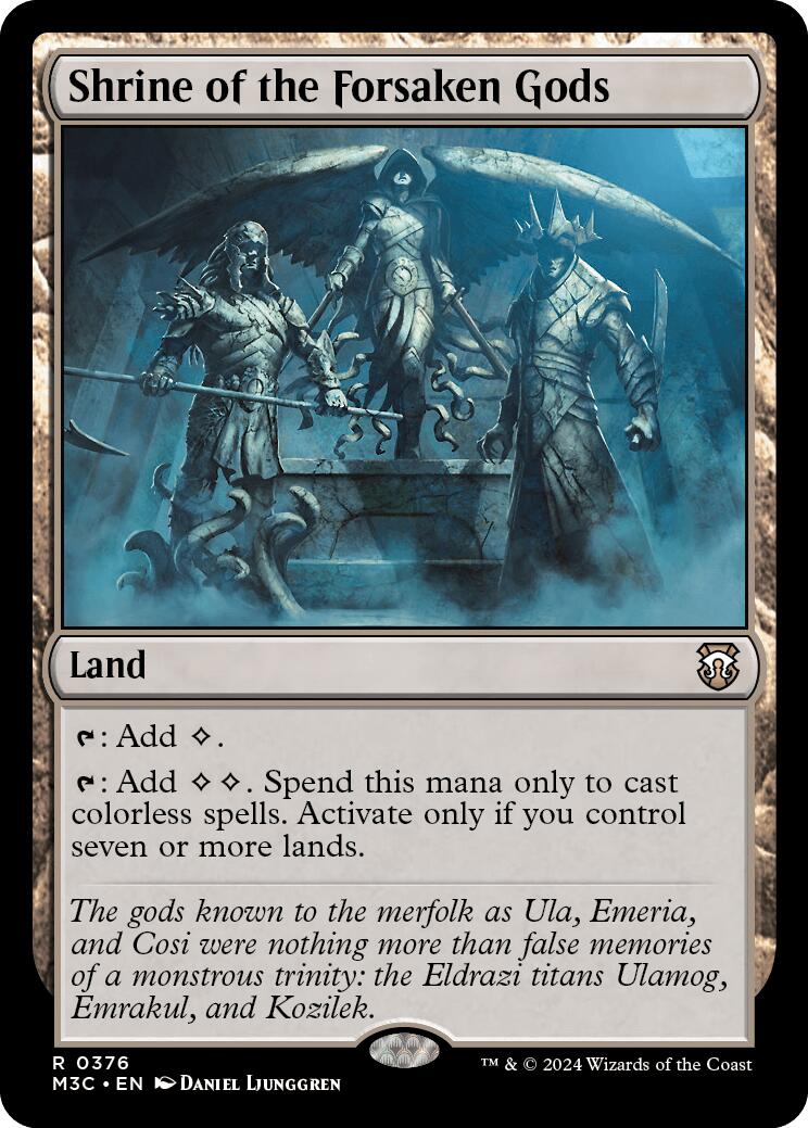 Shrine of the Forsaken Gods [Modern Horizons 3 Commander] - Magic: The Gathering - Card Brawlers | Quebec | Canada |