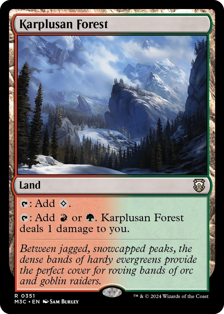 Karplusan Forest [Modern Horizons 3 Commander] - Magic: The Gathering - Card Brawlers | Quebec | Canada |