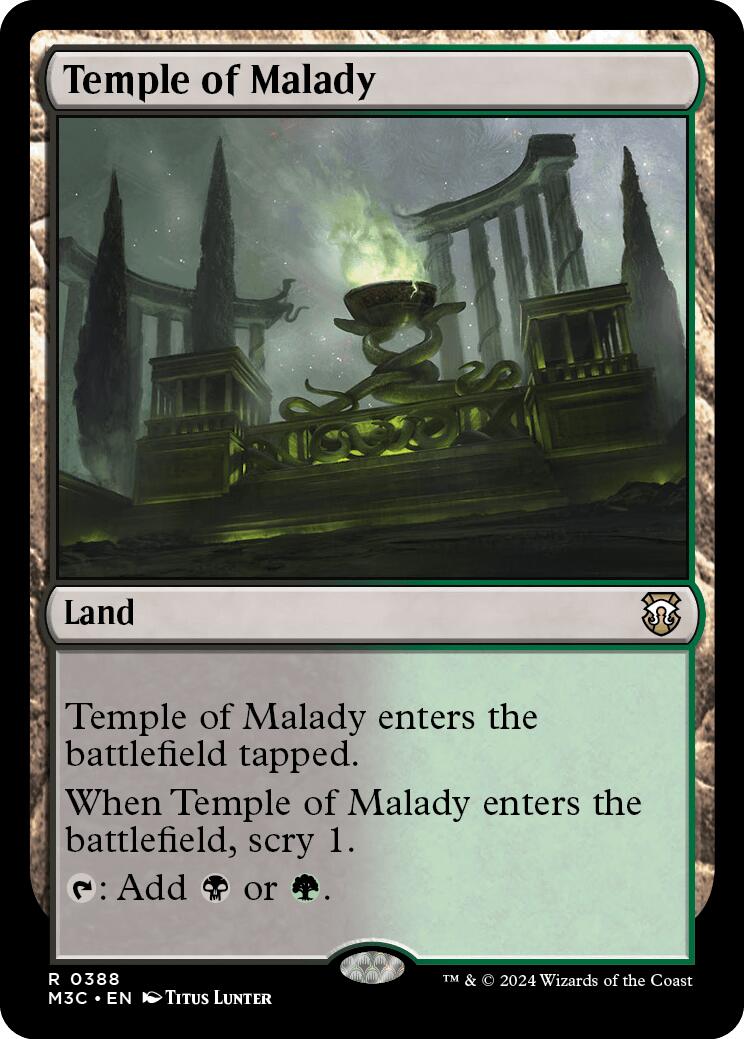 Temple of Malady [Modern Horizons 3 Commander] - Magic: The Gathering - Card Brawlers | Quebec | Canada |