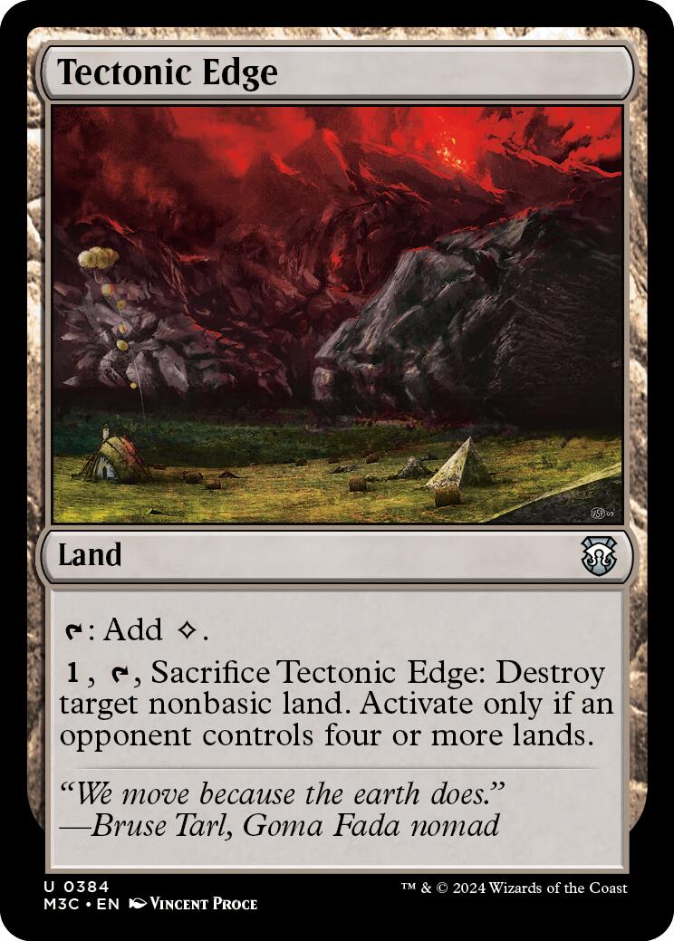 Tectonic Edge [Modern Horizons 3 Commander] - Magic: The Gathering - Card Brawlers | Quebec | Canada |