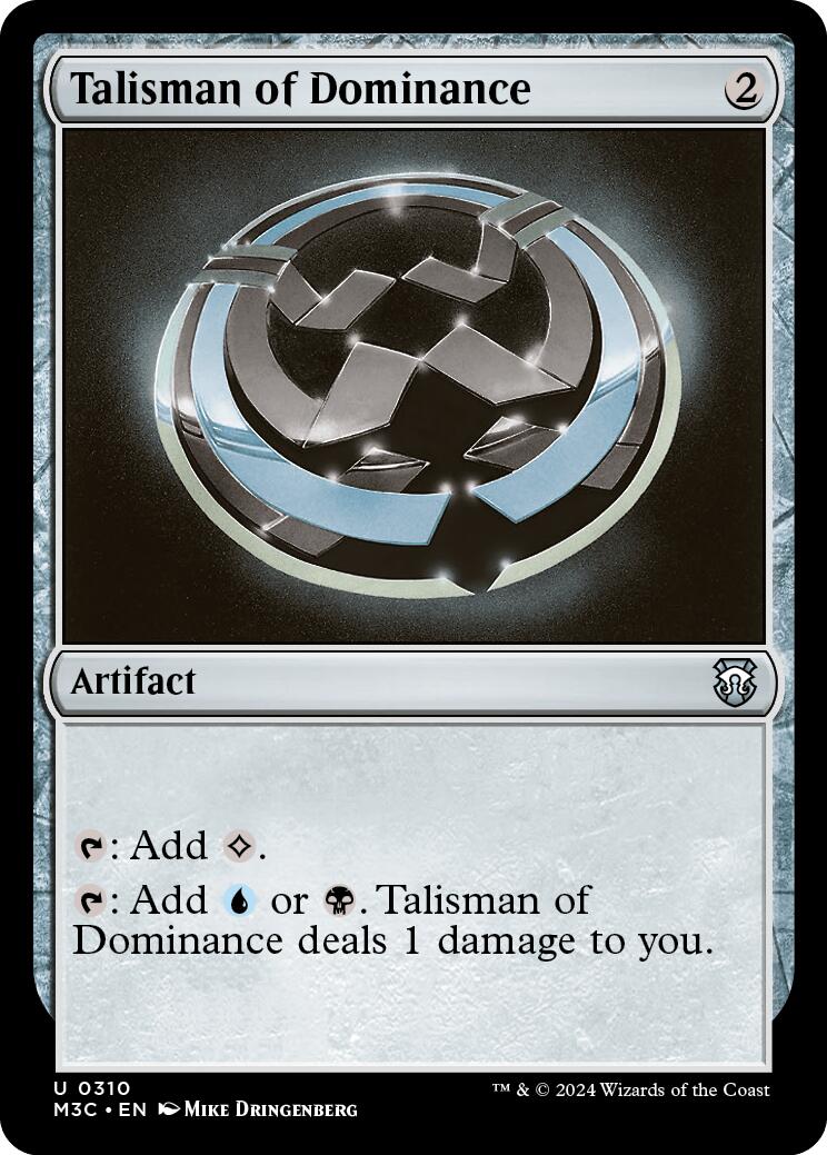 Talisman of Dominance [Modern Horizons 3 Commander] - Magic: The Gathering - Card Brawlers | Quebec | Canada |