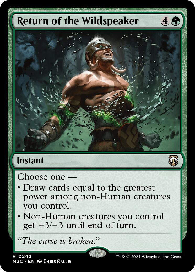 Return of the Wildspeaker [Modern Horizons 3 Commander] - Magic: The Gathering - Card Brawlers | Quebec | Canada |