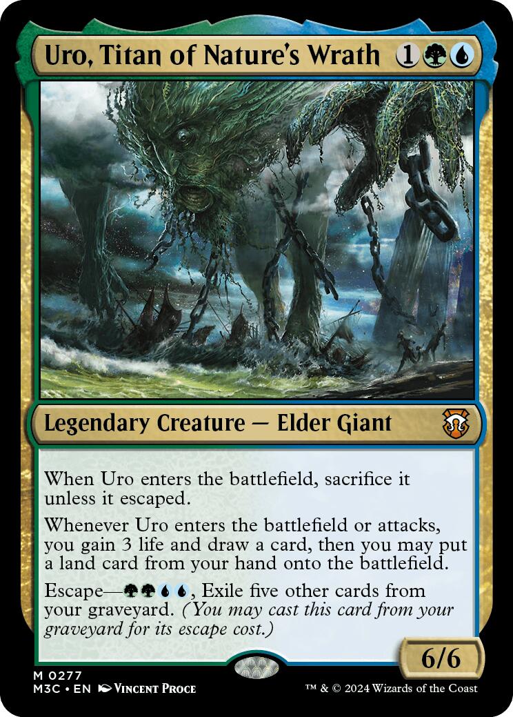Uro, Titan of Nature's Wrath [Modern Horizons 3 Commander] - Magic: The Gathering - Card Brawlers | Quebec | Canada |