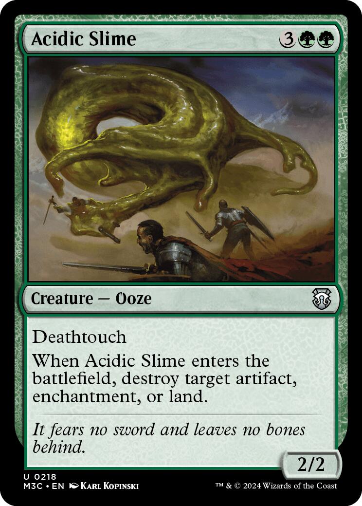 Acidic Slime [Modern Horizons 3 Commander] - Magic: The Gathering - Card Brawlers | Quebec | Canada |