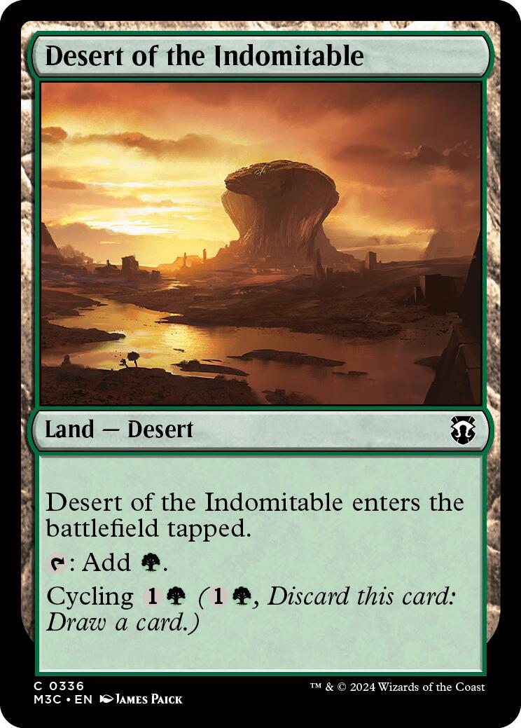 Desert of the Indomitable [Modern Horizons 3 Commander] - Magic: The Gathering - Card Brawlers | Quebec | Canada |