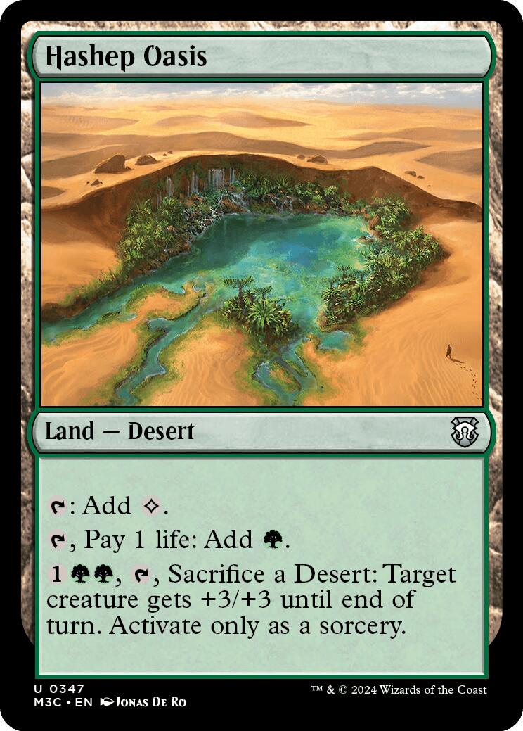 Hashep Oasis [Modern Horizons 3 Commander] - Magic: The Gathering - Card Brawlers | Quebec | Canada |