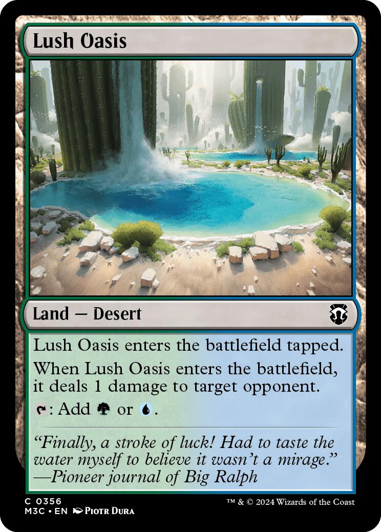 Lush Oasis [Modern Horizons 3 Commander] - Magic: The Gathering - Card Brawlers | Quebec | Canada |