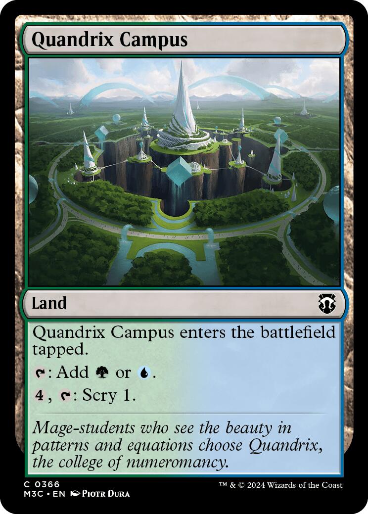 Quandrix Campus [Modern Horizons 3 Commander] - Magic: The Gathering - Card Brawlers | Quebec | Canada |