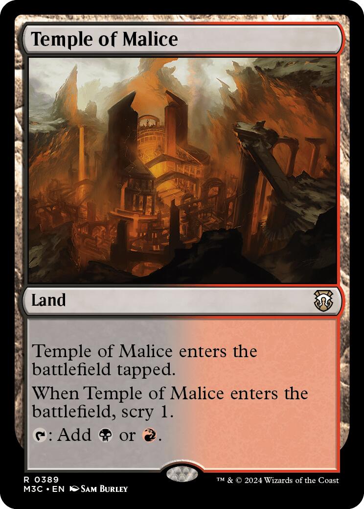 Temple of Malice [Modern Horizons 3 Commander] - Magic: The Gathering - Card Brawlers | Quebec | Canada |