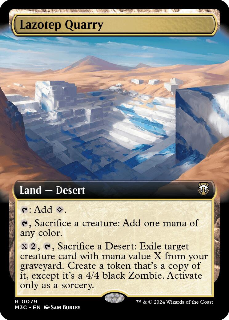 Lazotep Quarry (Extended Art) (Ripple Foil) [Modern Horizons 3 Commander] - Magic: The Gathering - Card Brawlers | Quebec | Canada |