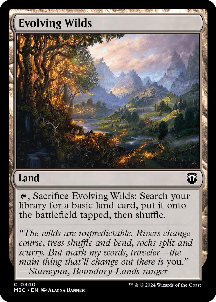 Evolving Wilds [Modern Horizons 3 Commander] - Magic: The Gathering - Card Brawlers | Quebec | Canada |