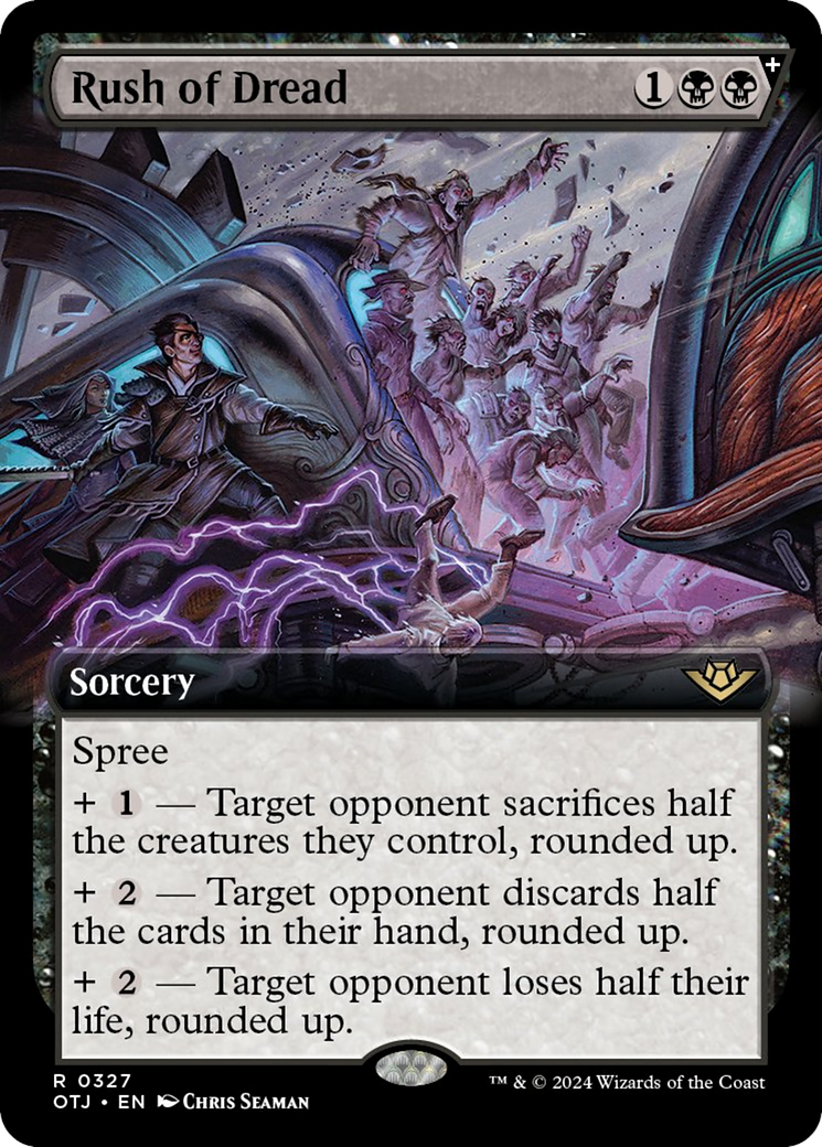 Rush of Dread (Extended Art) [Outlaws of Thunder Junction] - Magic: The Gathering - Card Brawlers | Quebec | Canada |