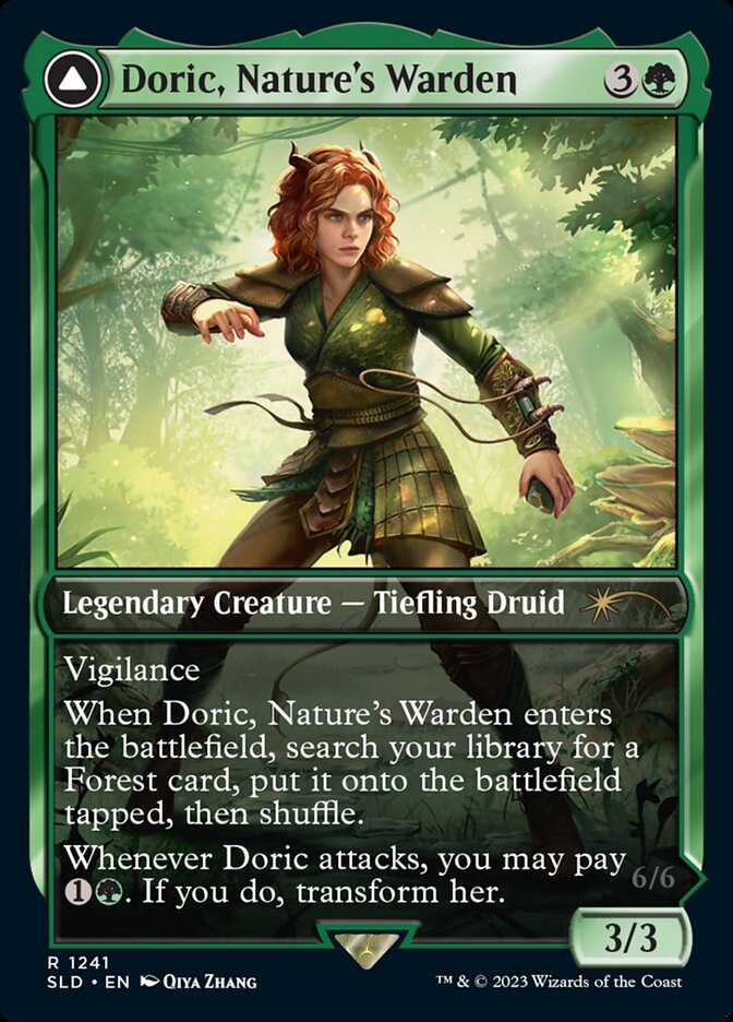 Doric, Nature's Warden // Doric, Owlbear Avenger [Secret Lair Drop Series] - Magic: The Gathering - Card Brawlers | Quebec | Canada |