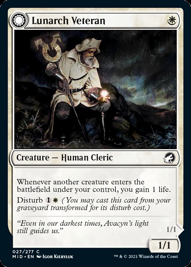 Lunarch Veteran // Luminous Phantom [Innistrad: Midnight Hunt] - Magic: The Gathering - Card Brawlers | Quebec | Canada |
