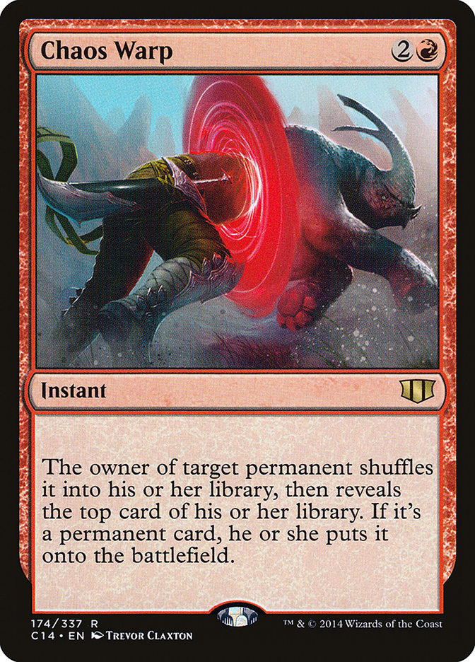 Chaos Warp [Commander 2014] - Magic: The Gathering - Card Brawlers | Quebec | Canada |