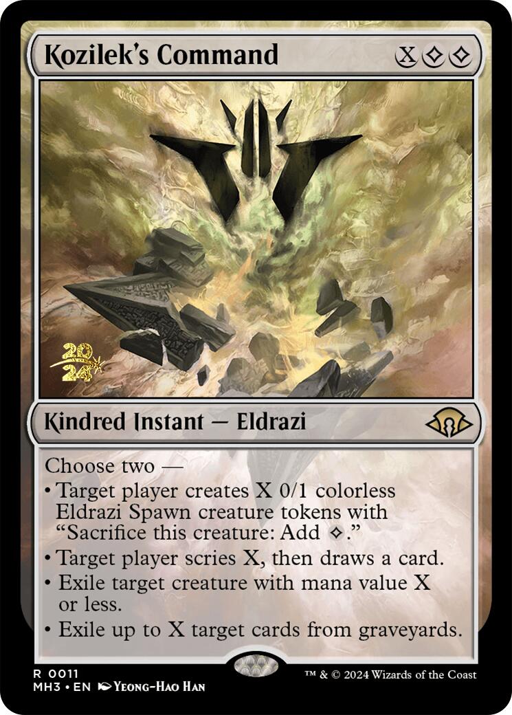 Kozilek's Command [Modern Horizons 3 Prerelease Promos] - Magic: The Gathering - Card Brawlers | Quebec | Canada |