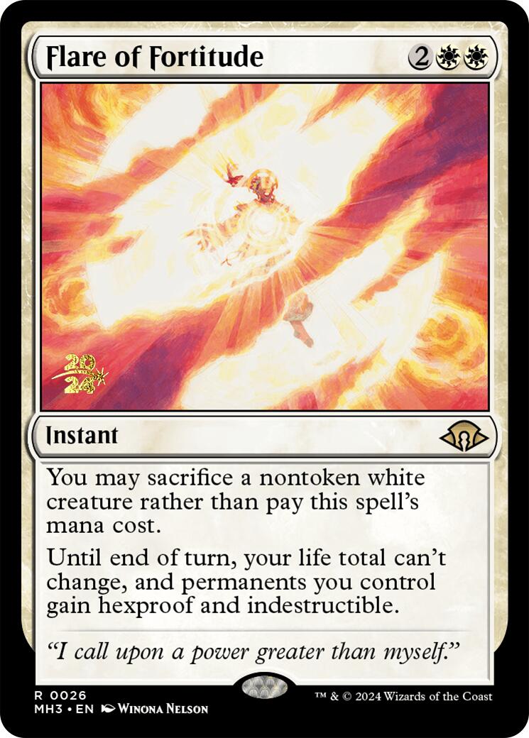 Flare of Fortitude [Modern Horizons 3 Prerelease Promos] - Magic: The Gathering - Card Brawlers | Quebec | Canada |