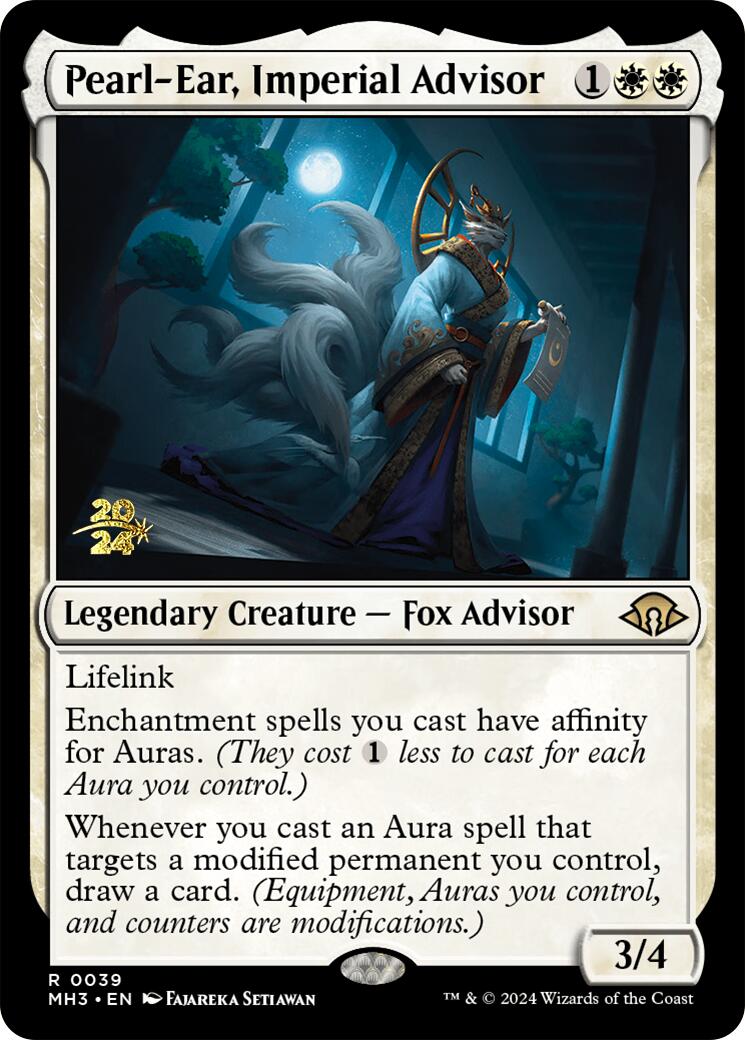 Pearl-Ear, Imperial Advisor [Modern Horizons 3 Prerelease Promos] - Magic: The Gathering - Card Brawlers | Quebec | Canada |