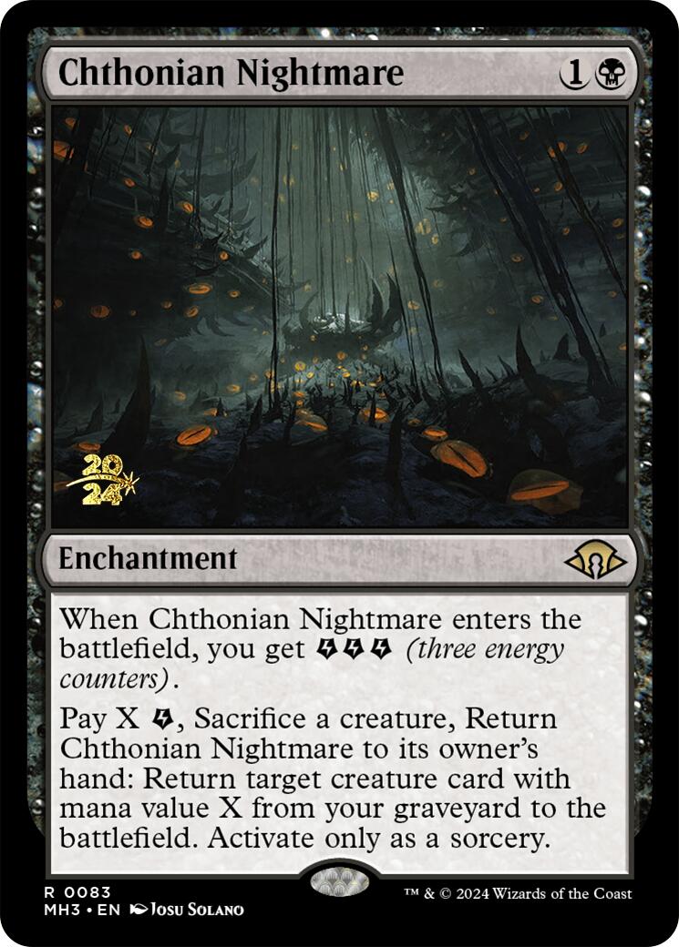 Chthonian Nightmare [Modern Horizons 3 Prerelease Promos] - Magic: The Gathering - Card Brawlers | Quebec | Canada |