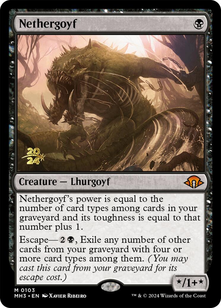 Nethergoyf [Modern Horizons 3 Prerelease Promos] - Magic: The Gathering - Card Brawlers | Quebec | Canada |