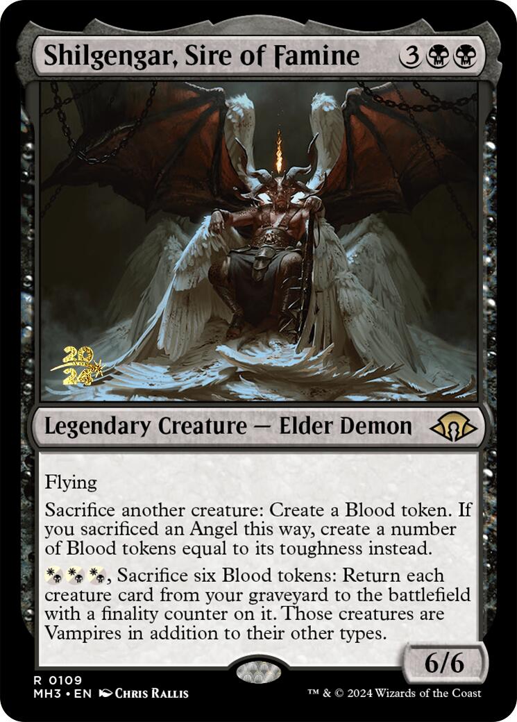 Shilgengar, Sire of Famine [Modern Horizons 3 Prerelease Promos] - Magic: The Gathering - Card Brawlers | Quebec | Canada |