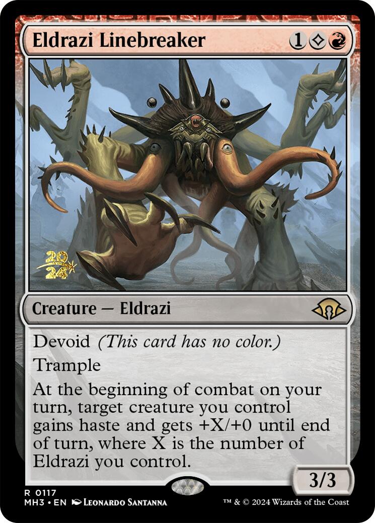 Eldrazi Linebreaker [Modern Horizons 3 Prerelease Promos] - Magic: The Gathering - Card Brawlers | Quebec | Canada |