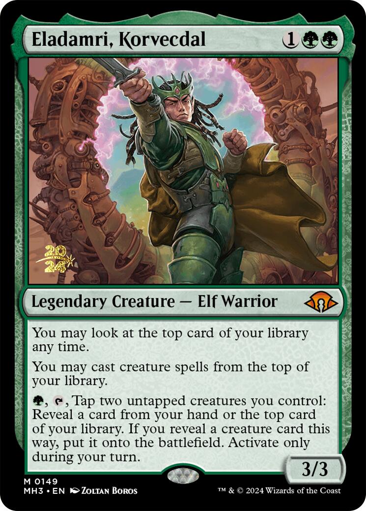 Eladamri, Korvecdal [Modern Horizons 3 Prerelease Promos] - Magic: The Gathering - Card Brawlers | Quebec | Canada |