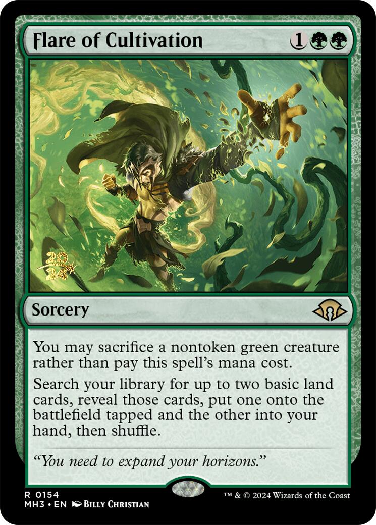 Flare of Cultivation [Modern Horizons 3 Prerelease Promos] - Magic: The Gathering - Card Brawlers | Quebec | Canada |
